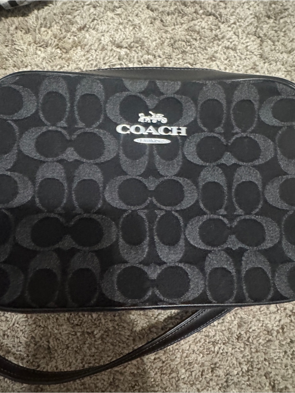 NWT Coach black denim Jamie